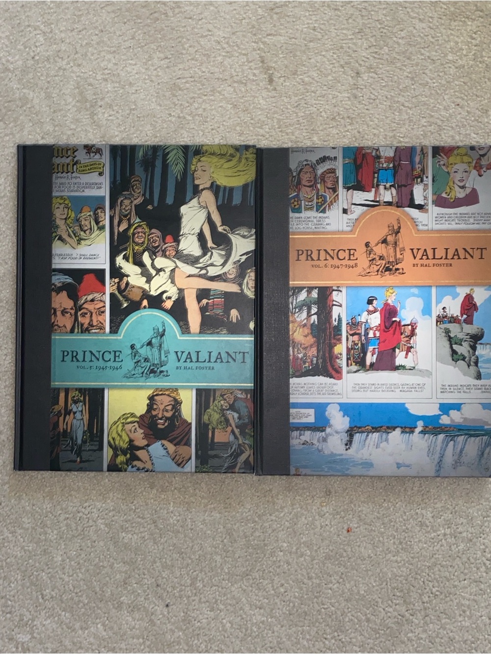 [FIRST EDITIONS] Prince Valiant Hardcover Book Set - Volumes 5 & 6‼️